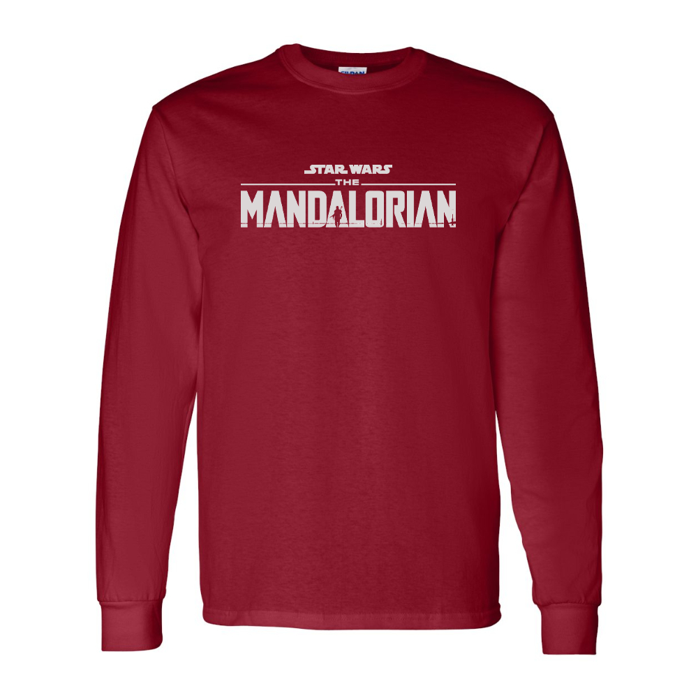 Men's Star Wars The Mandalorian Gildan Heavy Cotton Long Sleeve T-Shirt
