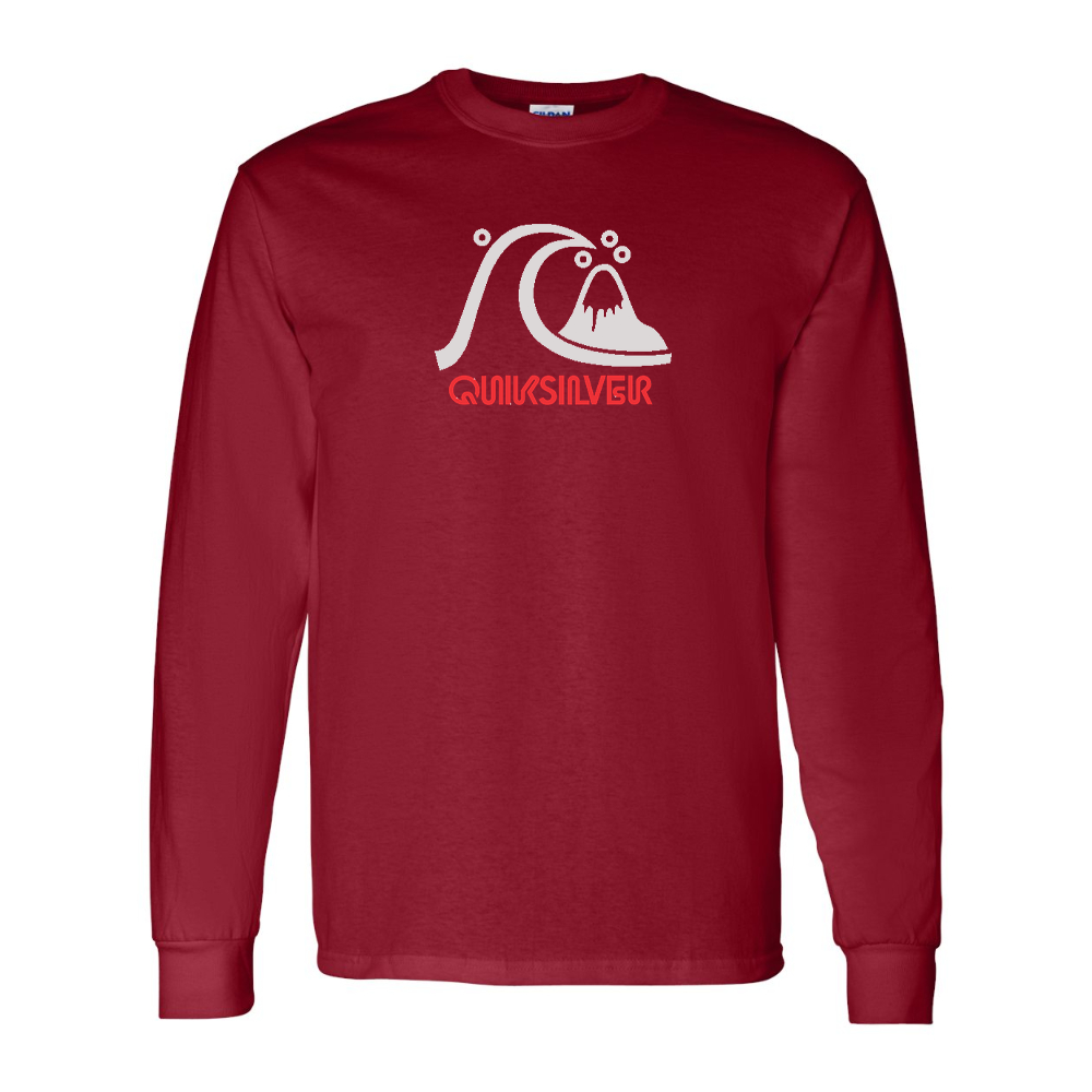 Men's Quicksilver Gildan Heavy Cotton Long Sleeve T-Shirt