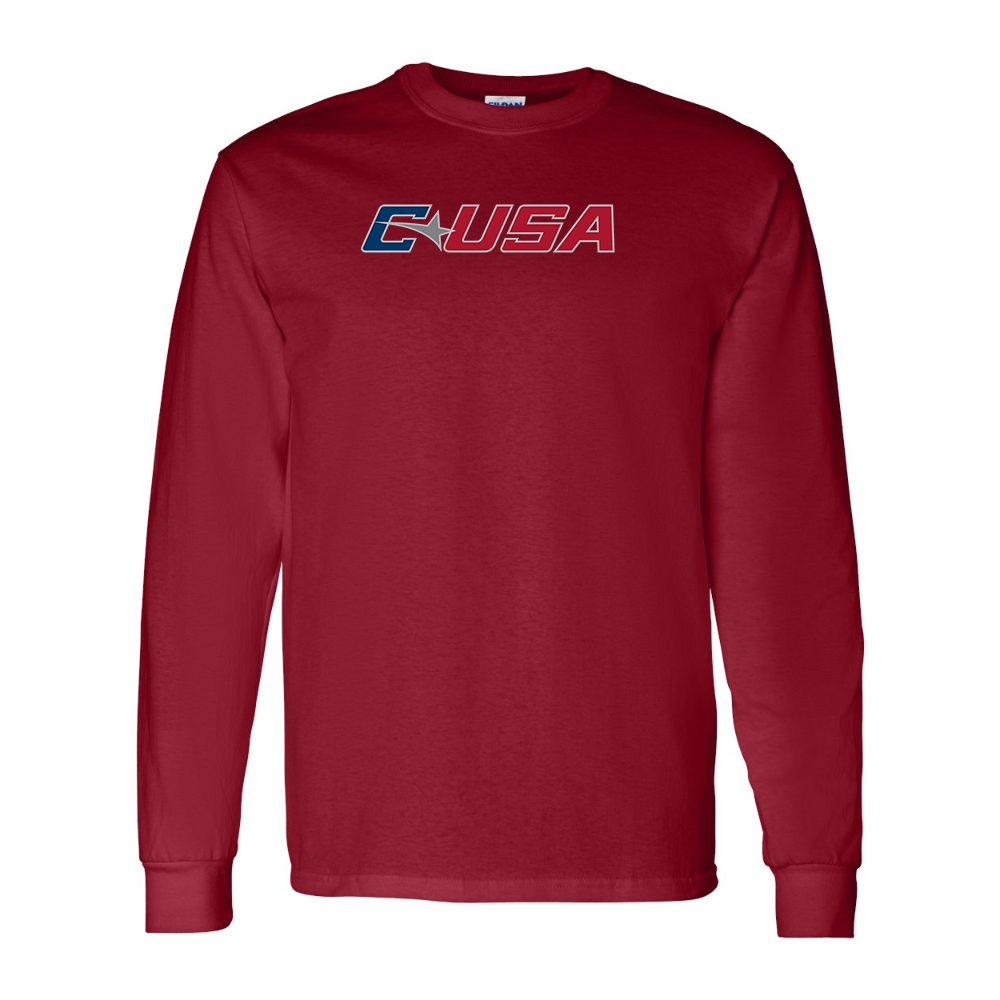 Men's  Conference USAl Gildan Heavy Cotton Long Sleeve T-Shirt