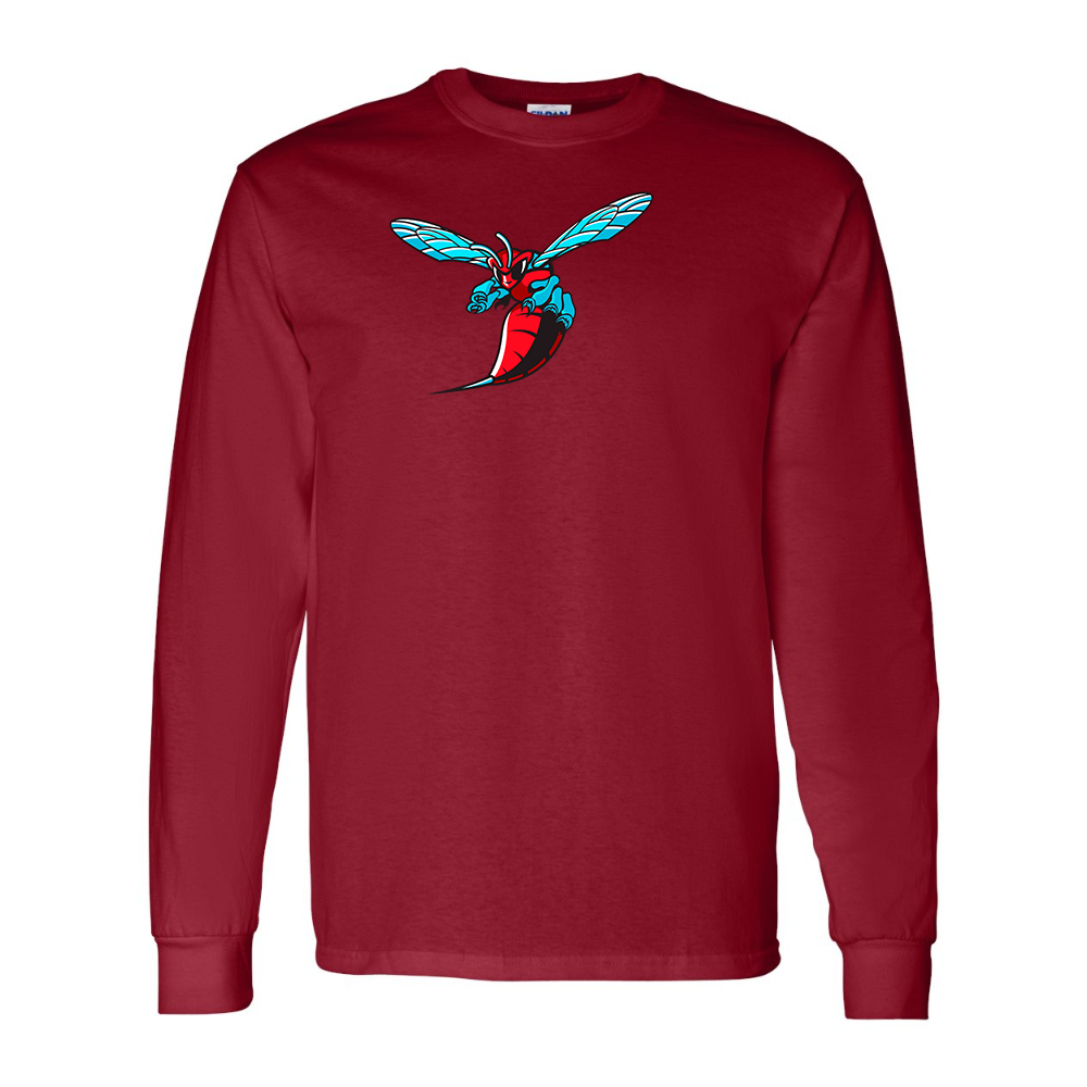 Men's Delaware State Hornets Gildan Heavy Cotton Long Sleeve T-Shirt