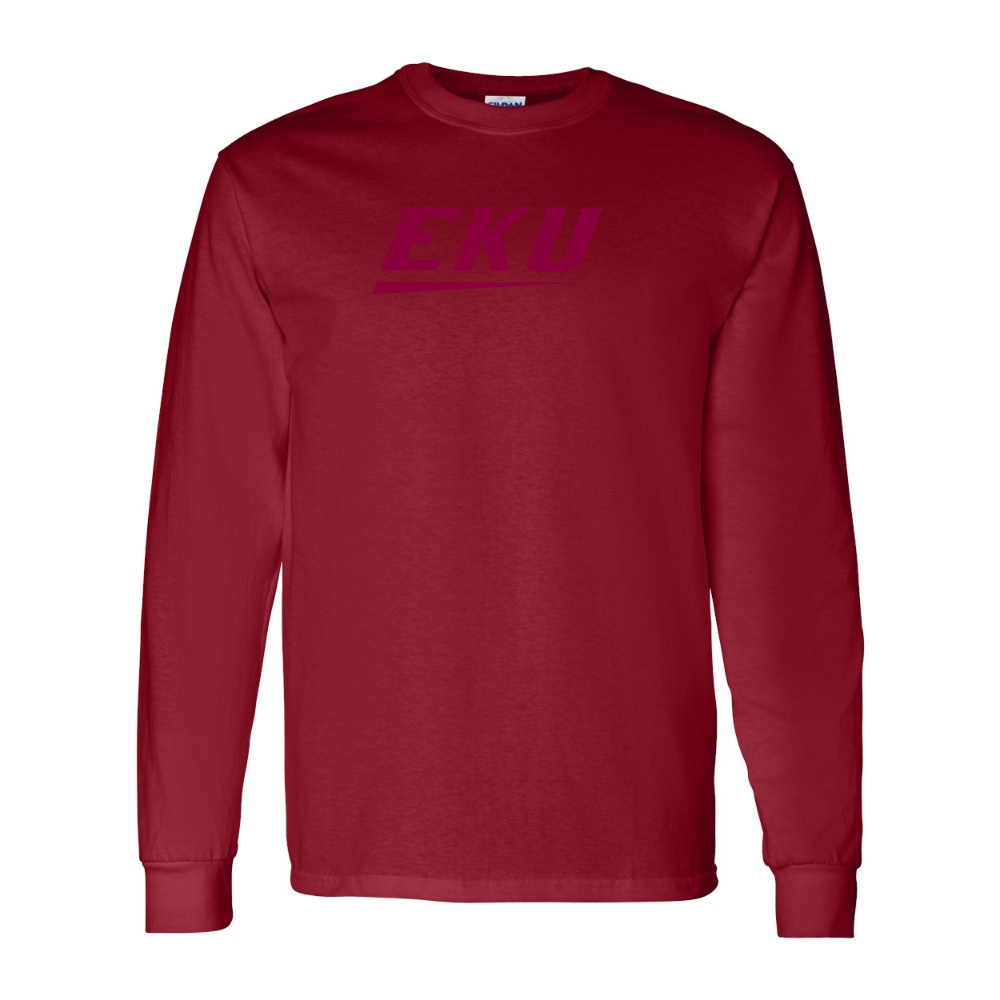 Men's Eastern Kentucky Colonels  Gildan Heavy Cotton Long Sleeve T-Shirt