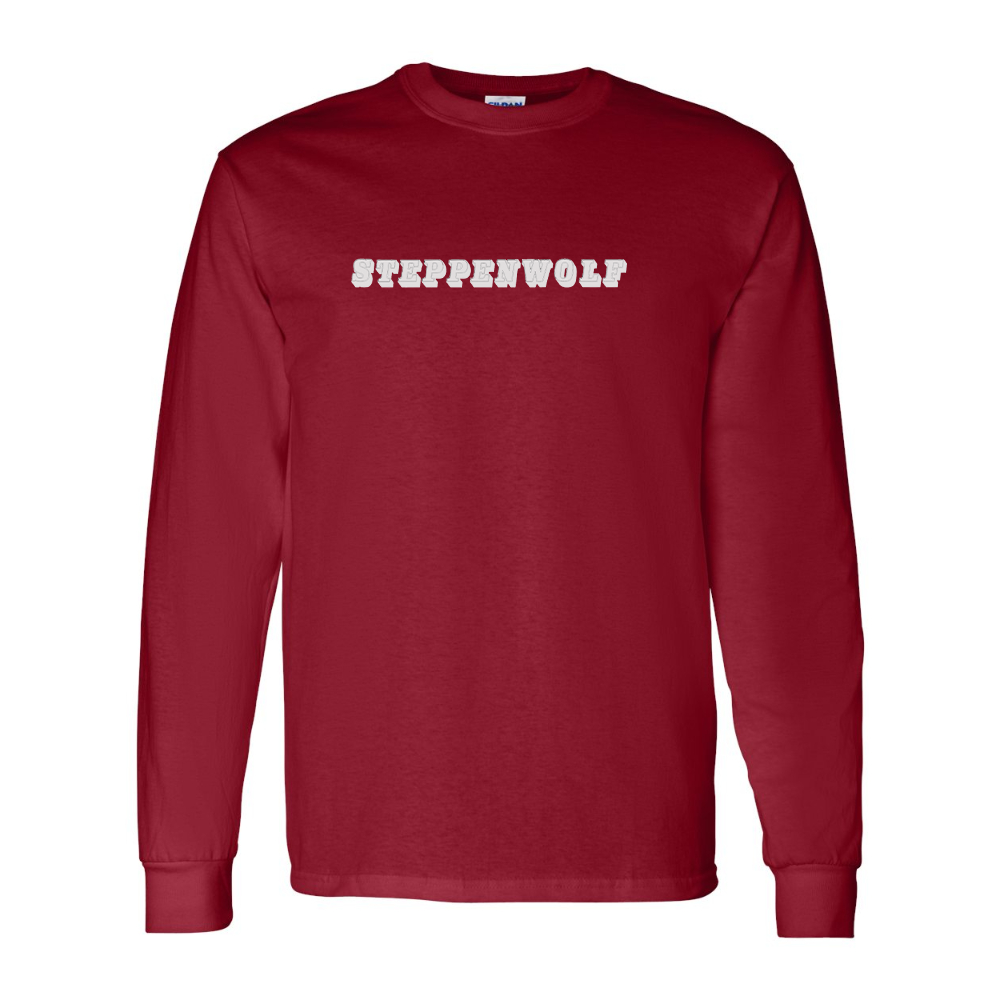 Men's Steppen wolf Gildan Heavy Cotton Long Sleeve T-Shirt