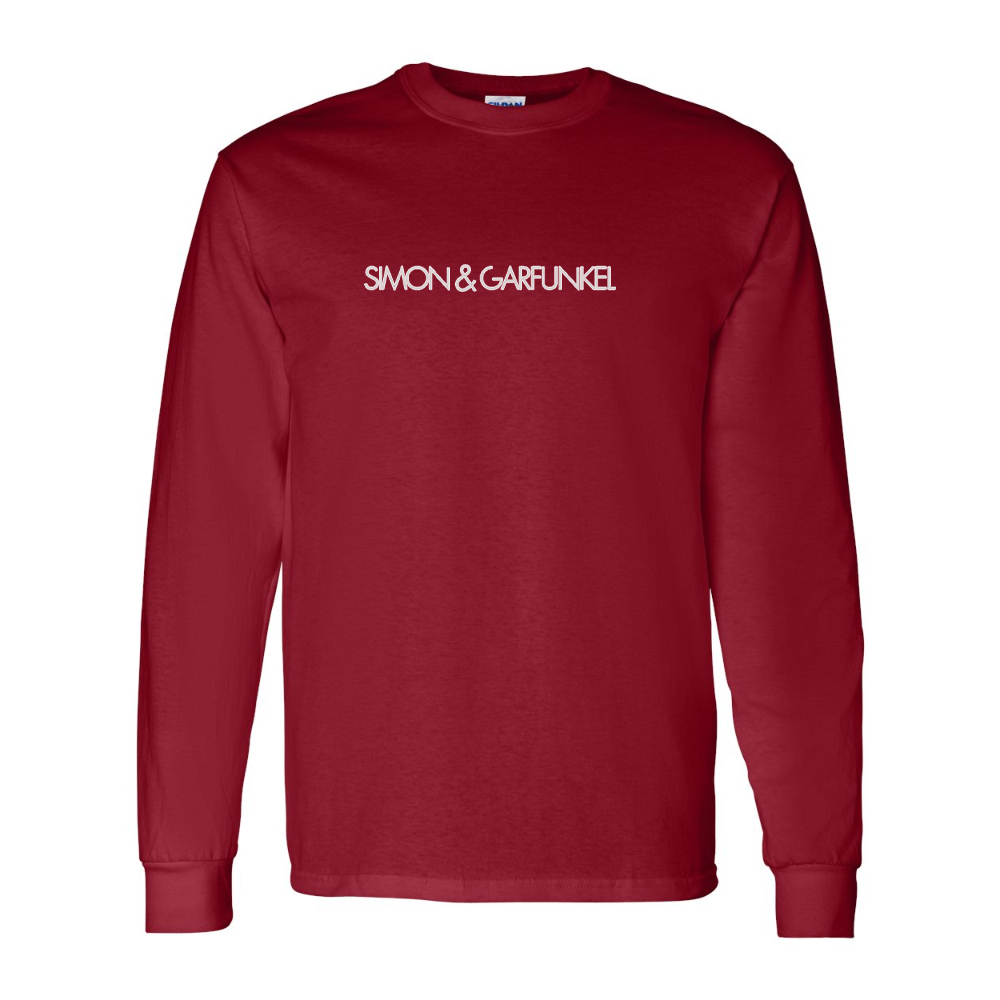 Men's Simon & Garfunkel  Gildan Heavy Cotton Long Sleeve T-Shirt
