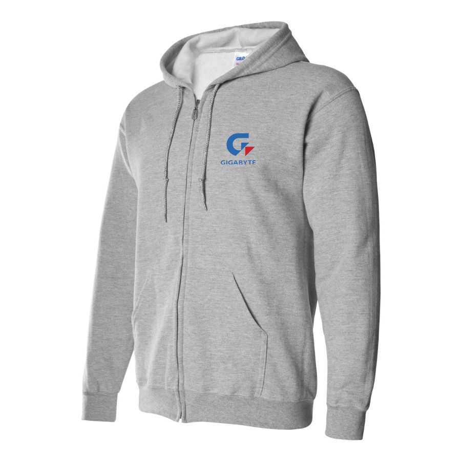 Men's Gigabyte Logo Zipper Hoodie