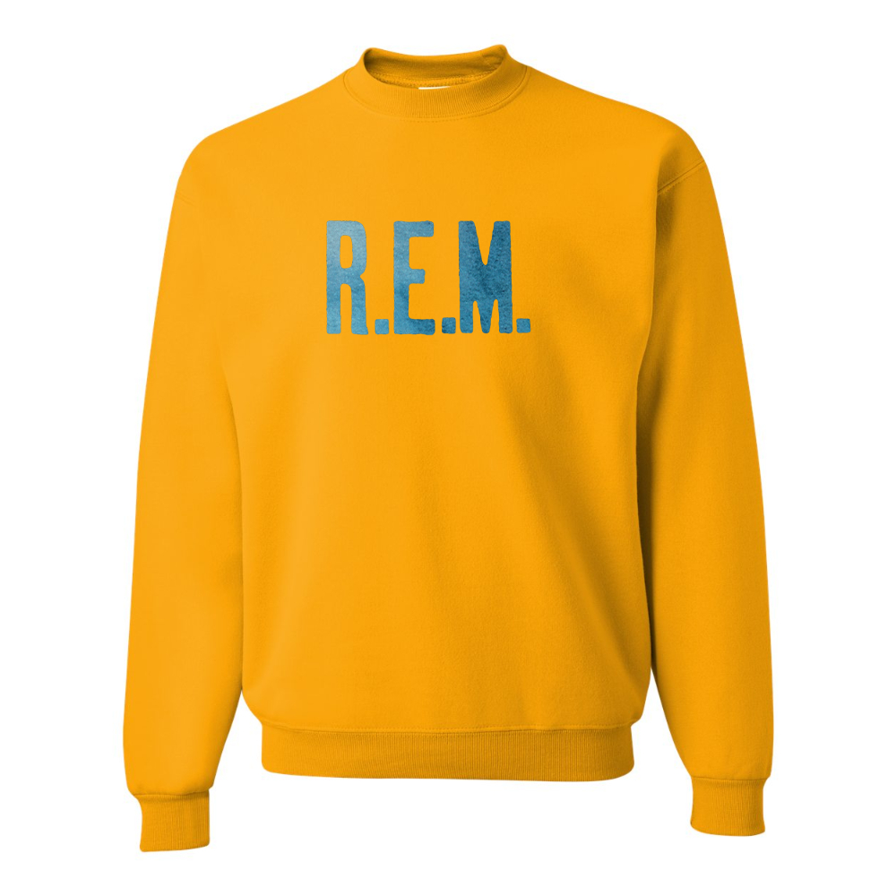 Men's R.E.M. Blue JERZEES NuBlend Crewneck Sweatshirt