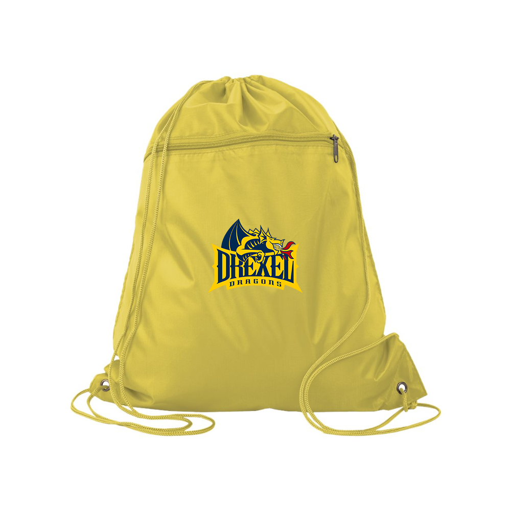 Drexel Dragons Q-Tees - Polyester Cinchpack