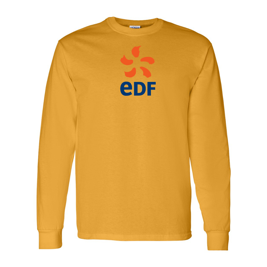 Men's Edf Gildan Heavy Cotton Long Sleeve T-Shirt