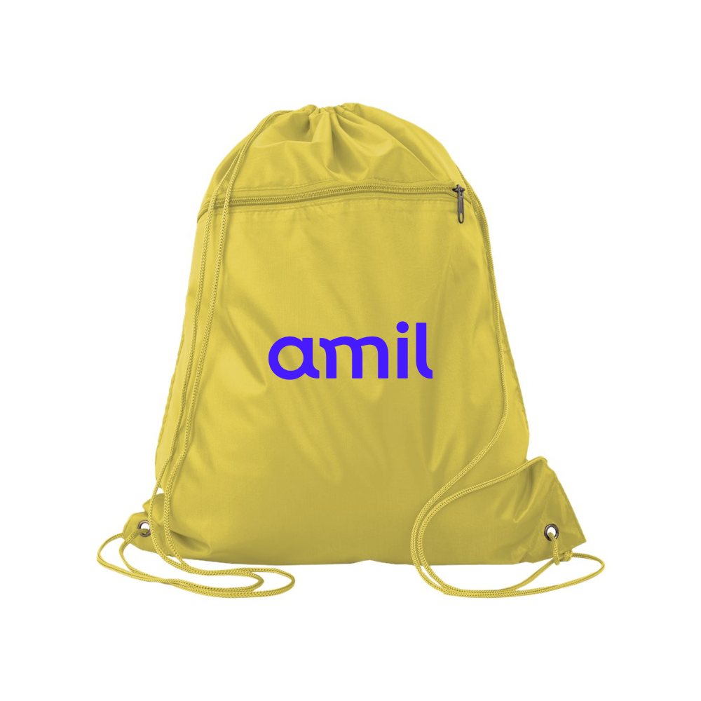 Amil  Q-Tees - Polyester Cinchpack