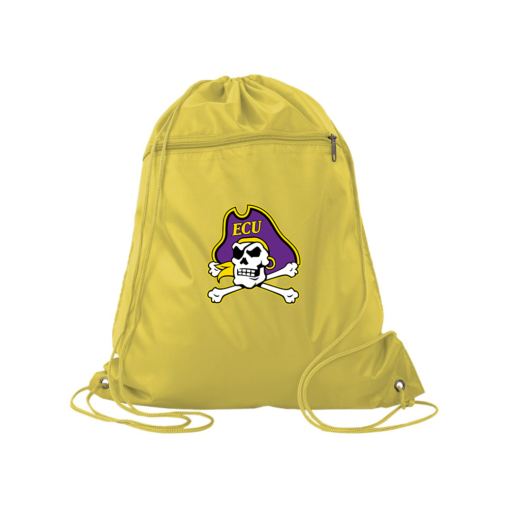 East Carolina Pirates  Q-Tees - Polyester Cinchpack