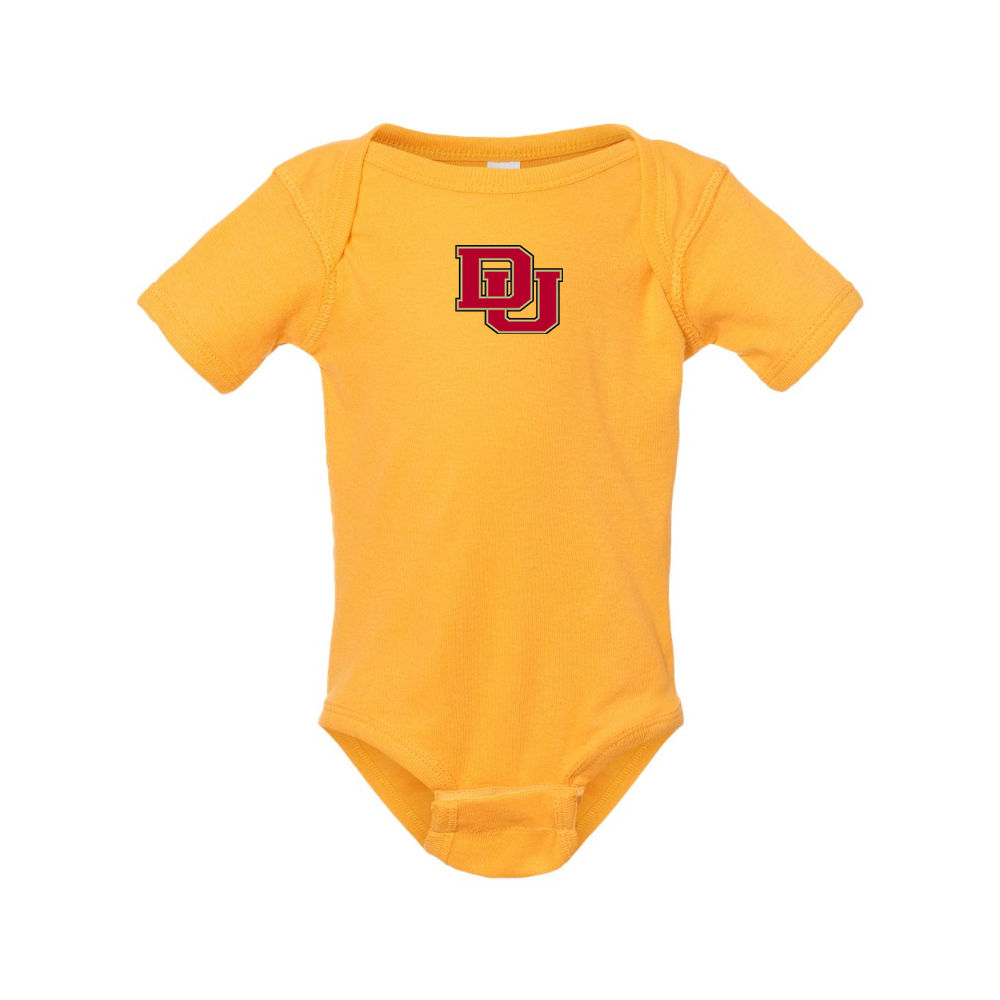Denver Pioneers  Rabbit Skins Infant Baby Rib Bodysuit