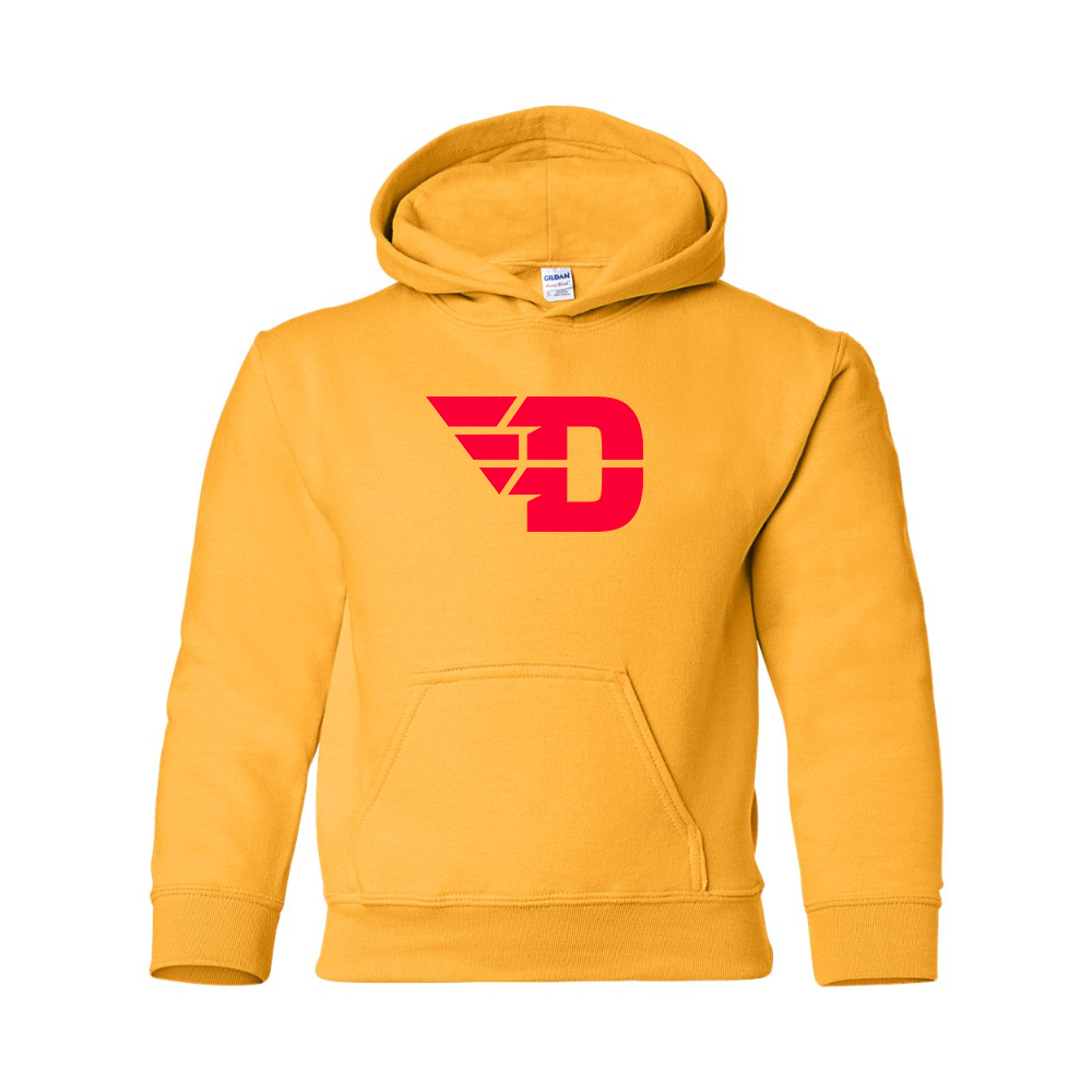 Youth  Dayton Flyers Gildan Heavy Blend  Hooded Sweatshirt