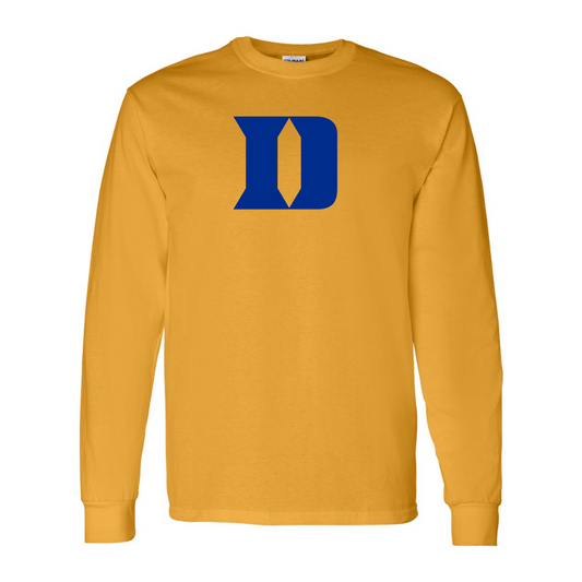 Men's   Duke Blue Devils Gildan Heavy Cotton Long Sleeve T-Shirt