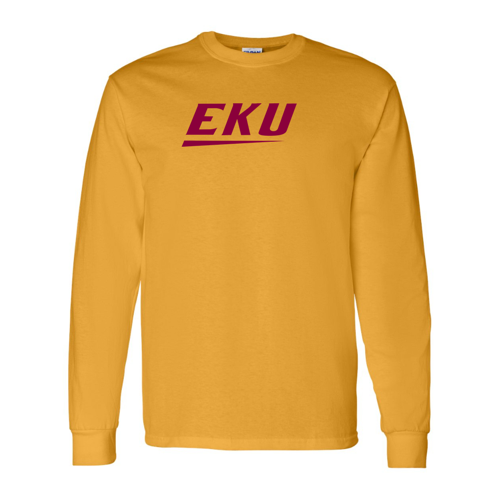 Men's Eastern Kentucky Colonels  Gildan Heavy Cotton Long Sleeve T-Shirt
