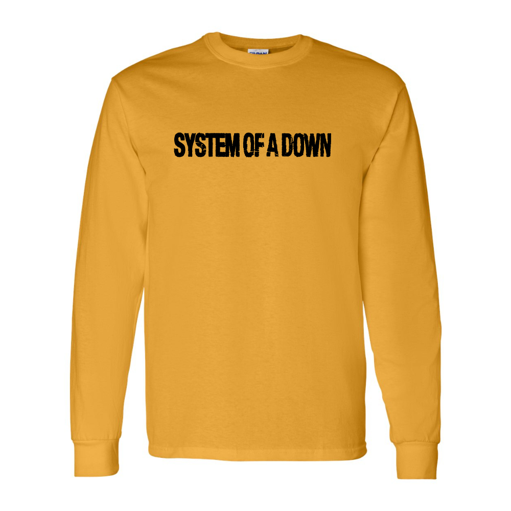 Men's System Of A Down Gildan Heavy Cotton Long Sleeve T-Shirt