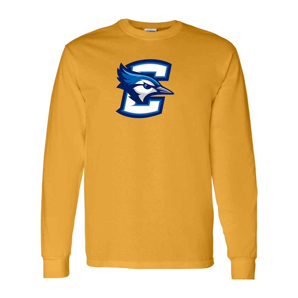 Men's Creighton Bluejays  Gildan Heavy Cotton Long Sleeve T-Shirt