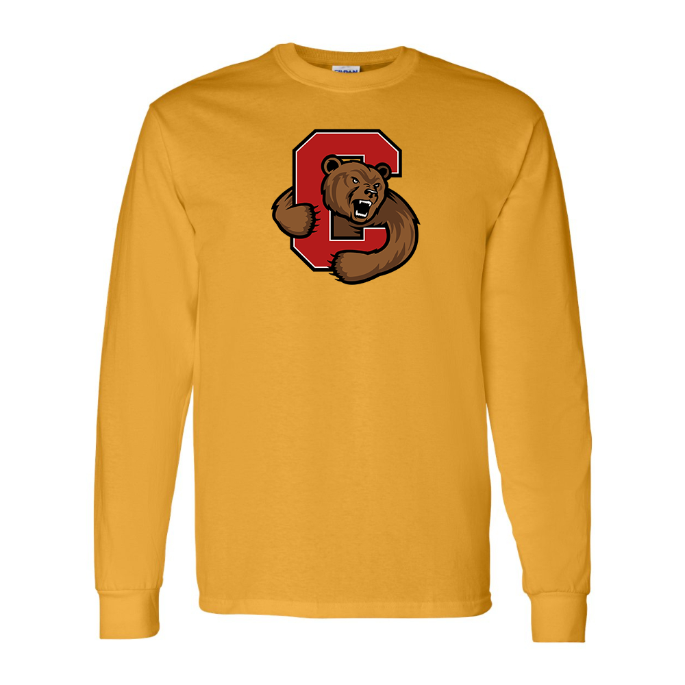 Men's Cornell Big Red Gildan Heavy Cotton Long Sleeve T-Shirt