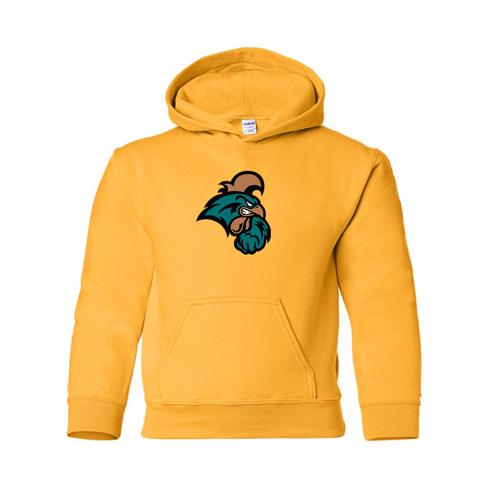 Youth  Coastal Carolina Chanticleers Gildan Heavy Blend  Hooded Sweatshirt