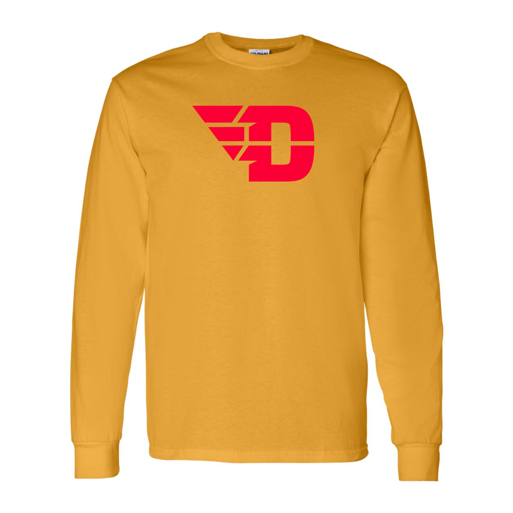 Men's Dayton Flyers Gildan Heavy Cotton Long Sleeve T-Shirt