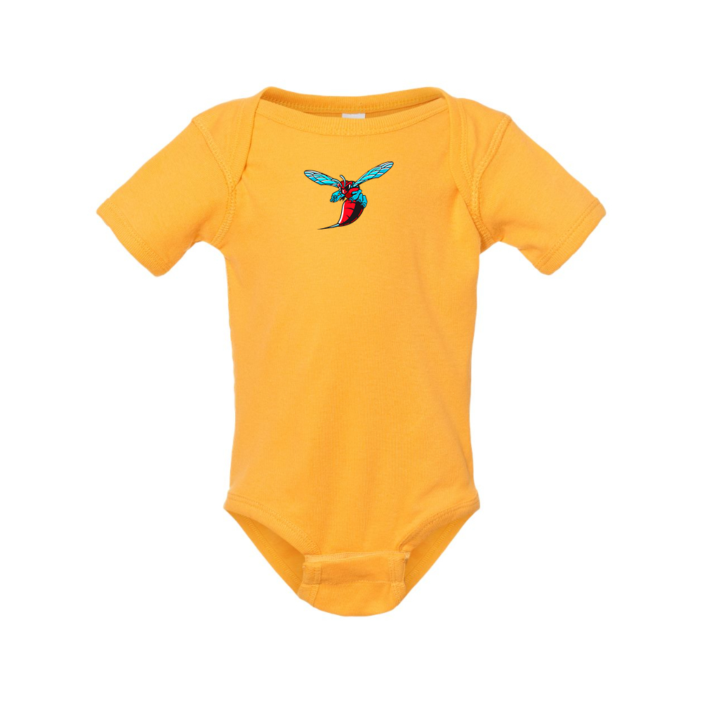 Delaware State Hornets  Rabbit Skins Infant Baby Rib Bodysuit