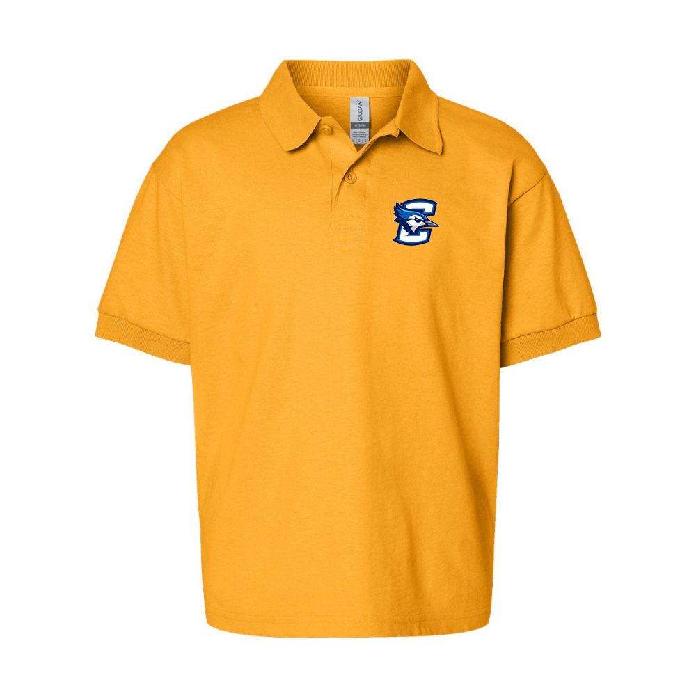 Youth Creighton Bluejays  Gildan Dry Blend Jersey Polo