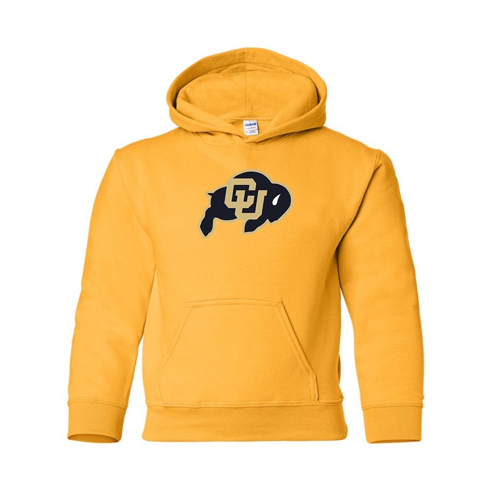 Youth Colorado Buffaloes  Gildan Heavy Blend  Hooded Sweatshirt
