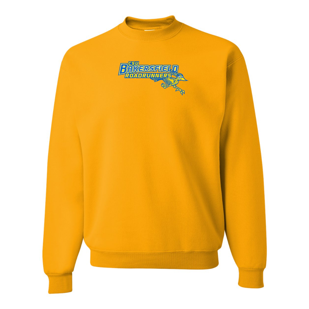 Men's  CSU-Bakersfield Roadrunners JERZEES NuBlend Crewneck Sweatshirt