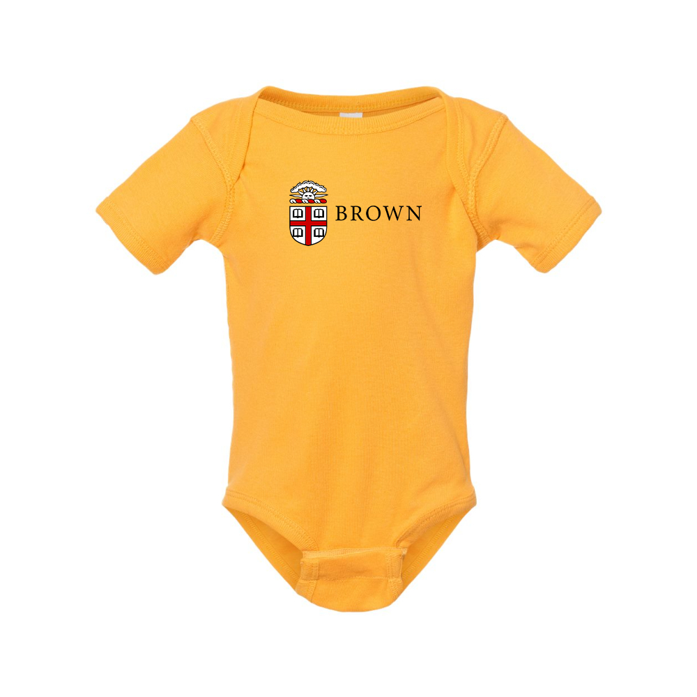 Brown University Rabbit Skins Infant Baby Rib Bodysuit