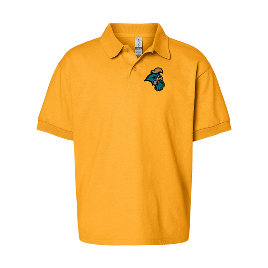 Youth    Coastal Carolina Chanticleers  Gildan Dry Blend Jersey Polo