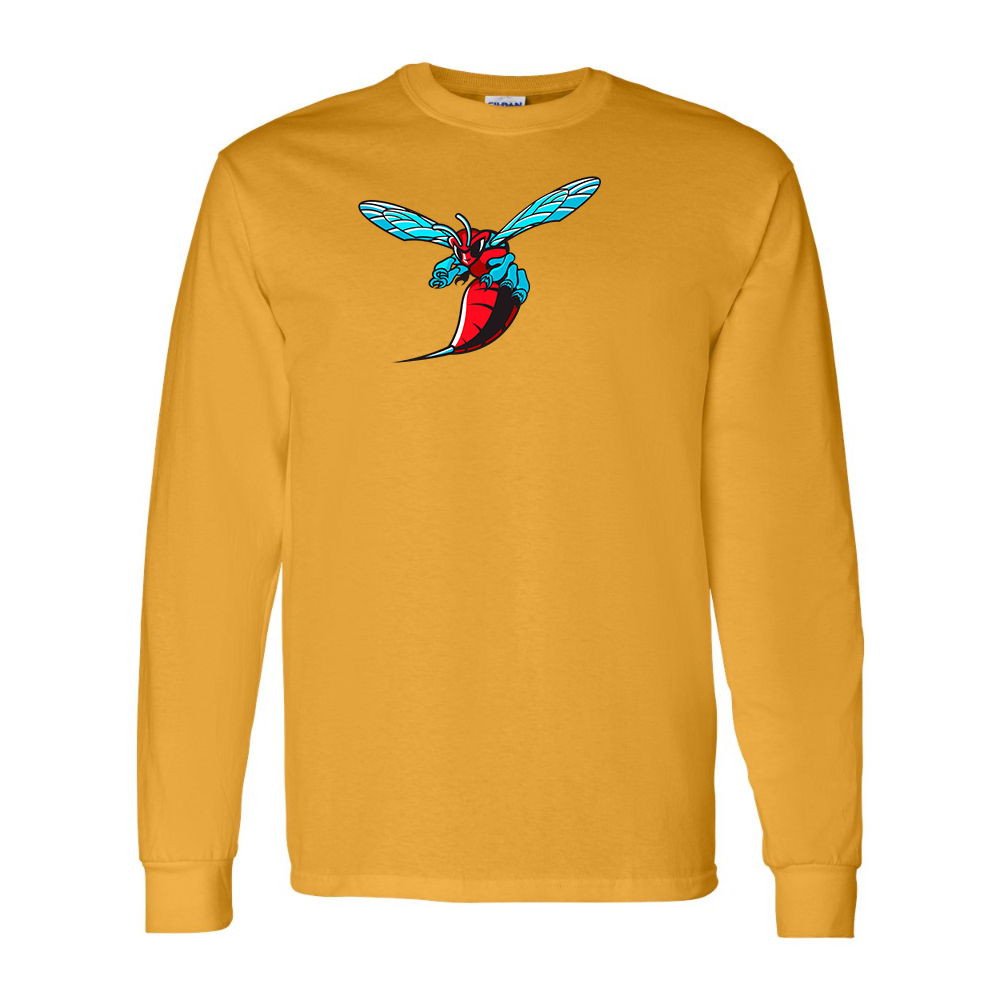 Men's Delaware State Hornets Gildan Heavy Cotton Long Sleeve T-Shirt