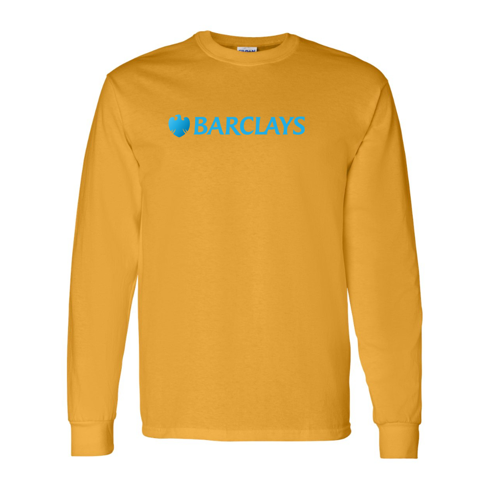 Men's  Barclays Gildan Heavy Cotton Long Sleeve T-Shirt