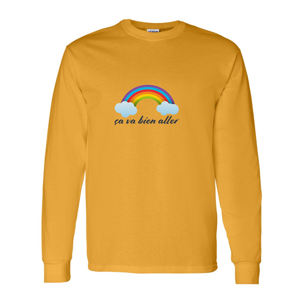 Men's Ça va bien aller Gildan Heavy Cotton Long Sleeve T-Shirt