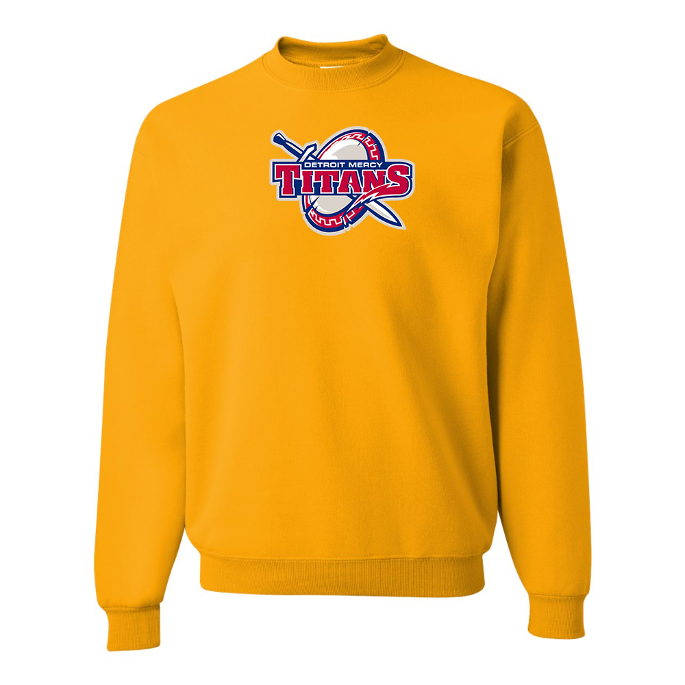 Men's Detroit Titans  JERZEES NuBlend Crewneck Sweatshirt