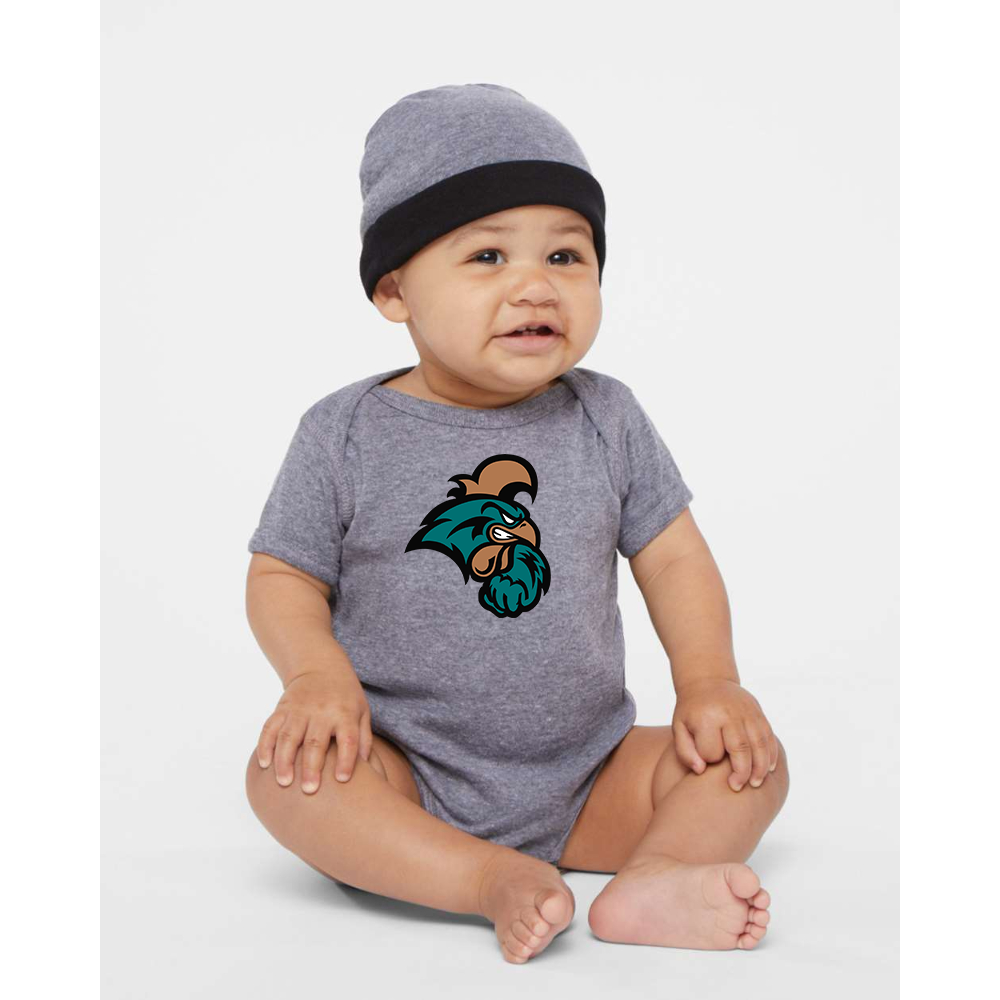 Coastal Carolina Chanticleers Rabbit Skins Infant Baby Rib Bodysuit