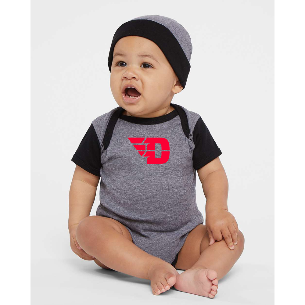 Dayton Flyers  Rabbit Skins Infant Baby Rib Bodysuit