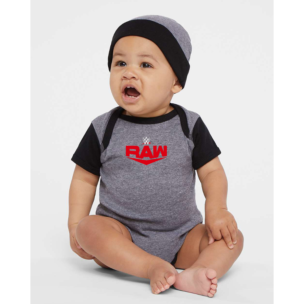 WWE Raw  Rabbit Skins Infant Baby Rib Bodysuit