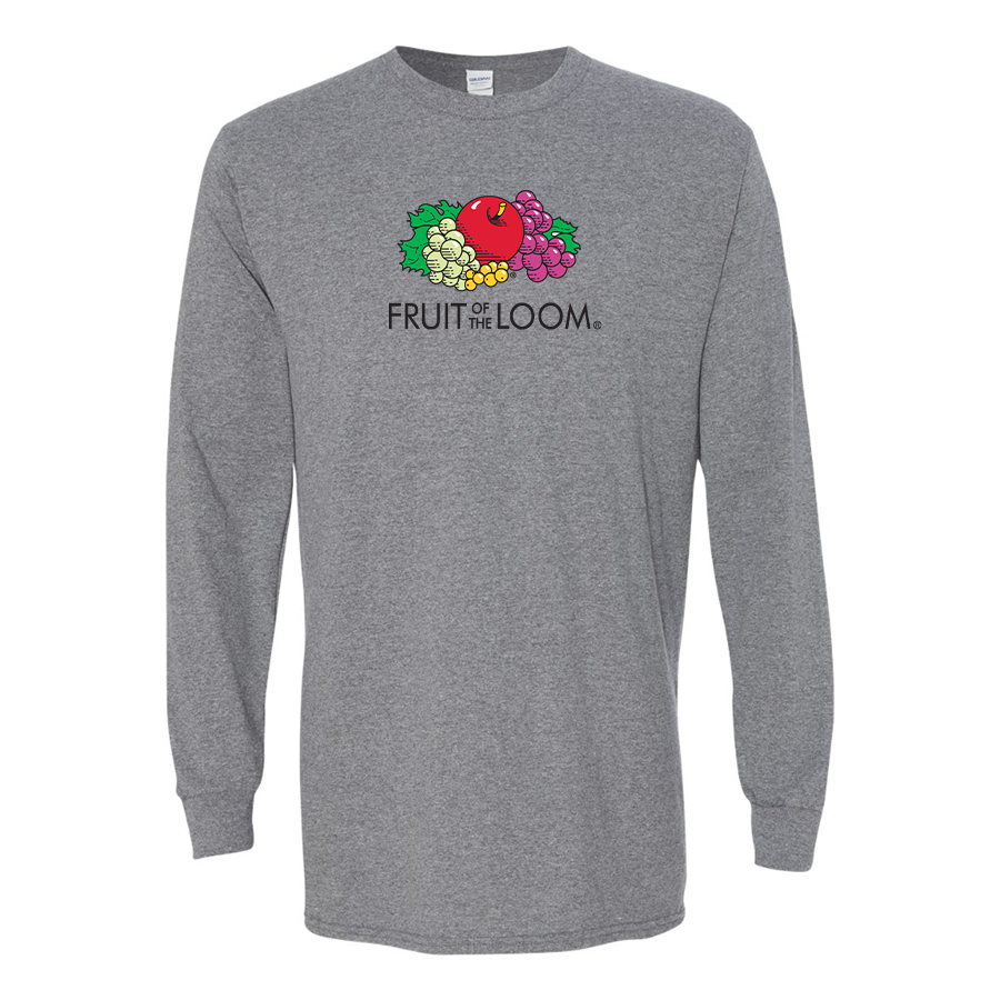 Men's Fruit Of the Loom Gildan Heavy Cotton Long Sleeve T-Shirt