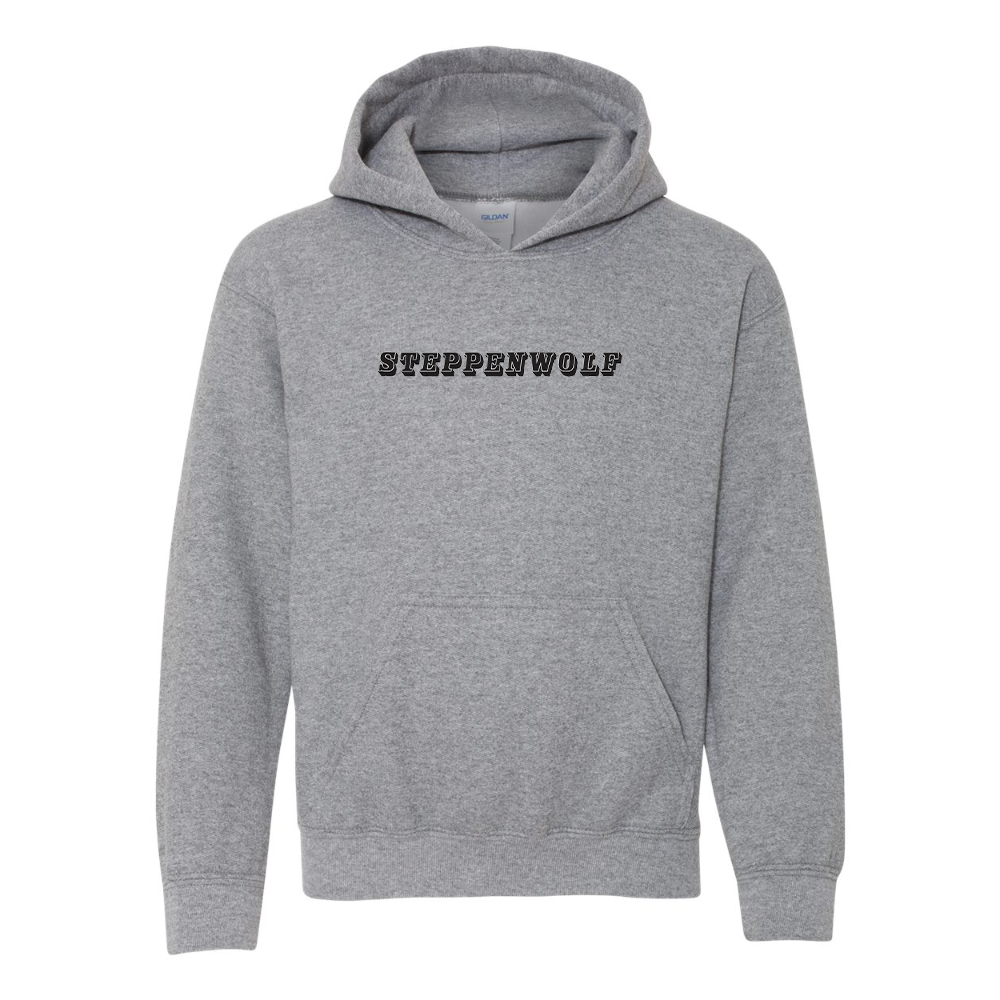 Youth Steppen wolf Gildan Heavy Blend  Hooded Sweatshirt