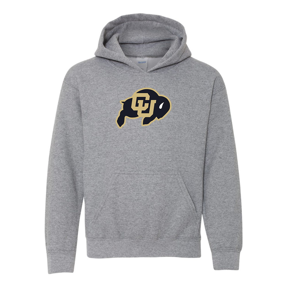 Youth Colorado Buffaloes  Gildan Heavy Blend  Hooded Sweatshirt