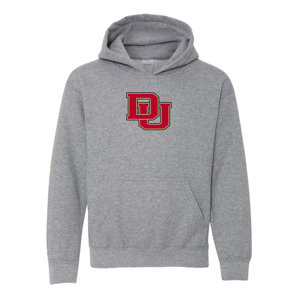Youth Denver Pioneers  Gildan Heavy Blend  Hooded Sweatshirt