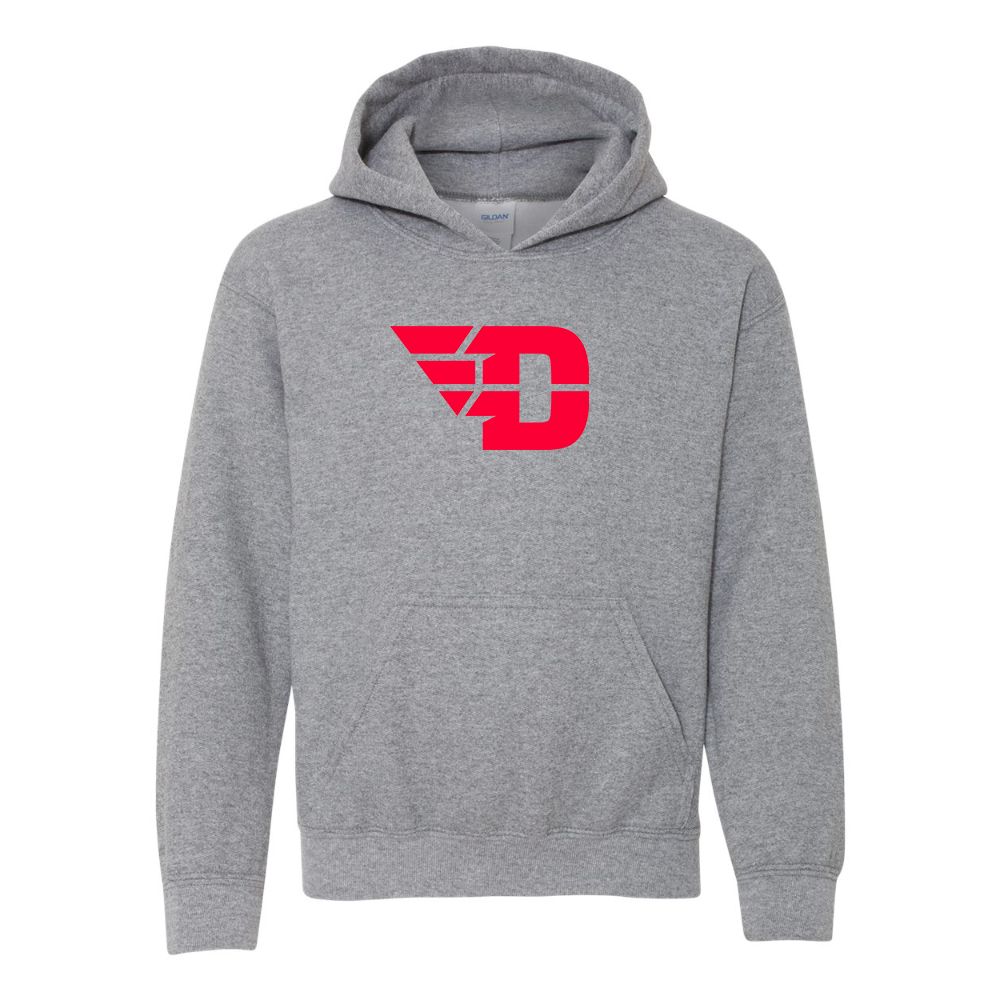 Youth  Dayton Flyers Gildan Heavy Blend  Hooded Sweatshirt