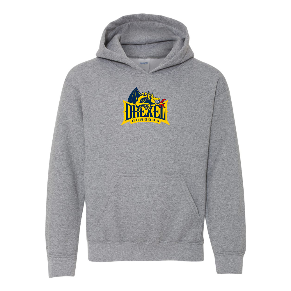 Youth  Drexel Dragons  Gildan Heavy Blend  Hooded Sweatshirt