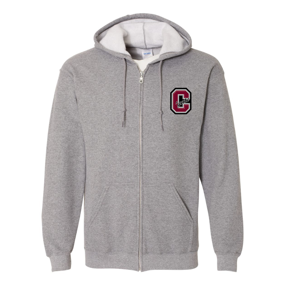 Men's  Colgate Raiders  Gildan  Heavy Blend Full Zip Hooded Sweatshirt
