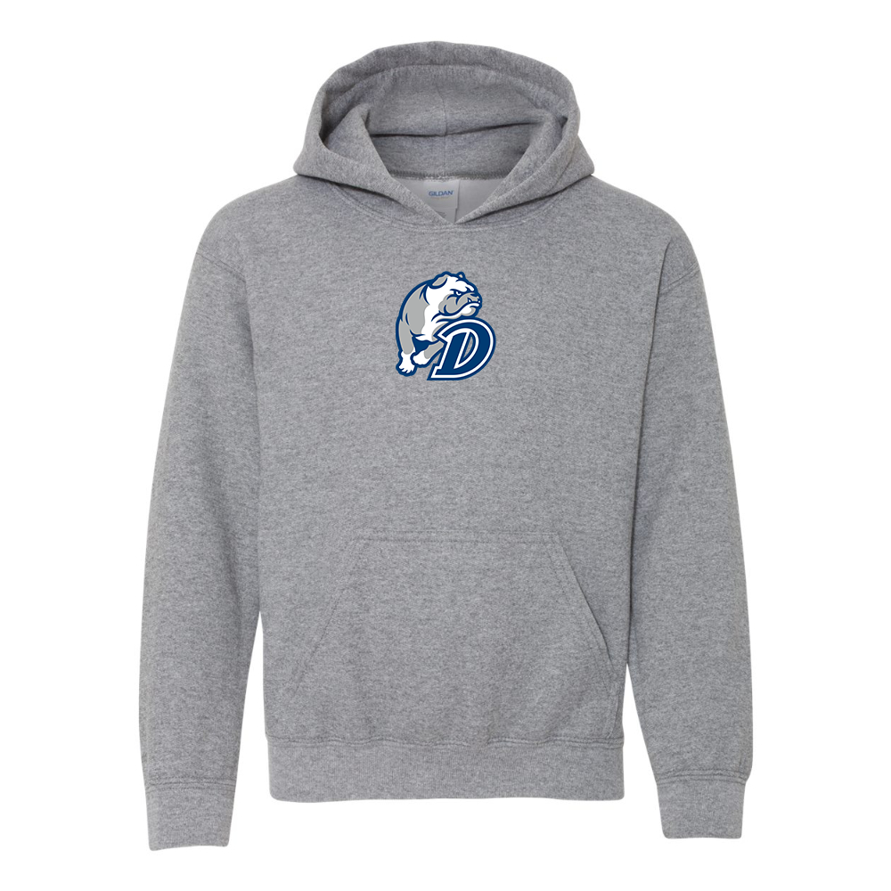 Youth Drake Bulldogs  Gildan Heavy Blend  Hooded Sweatshirt