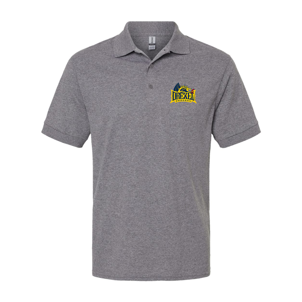 Men's Drexel Dragons Dry Blend Jersey Polo