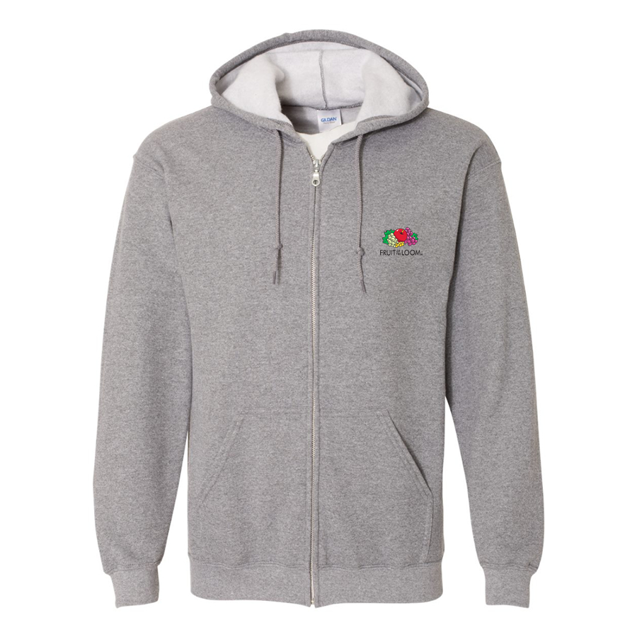 Men's Fruit Of the Loom Gildan  Heavy Blend Full Zip Hooded Sweatshirt