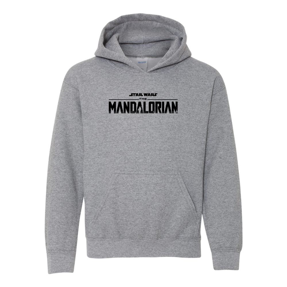 Youth Star Wars The Mandalorian Gildan Heavy Blend  Hooded Sweatshirt