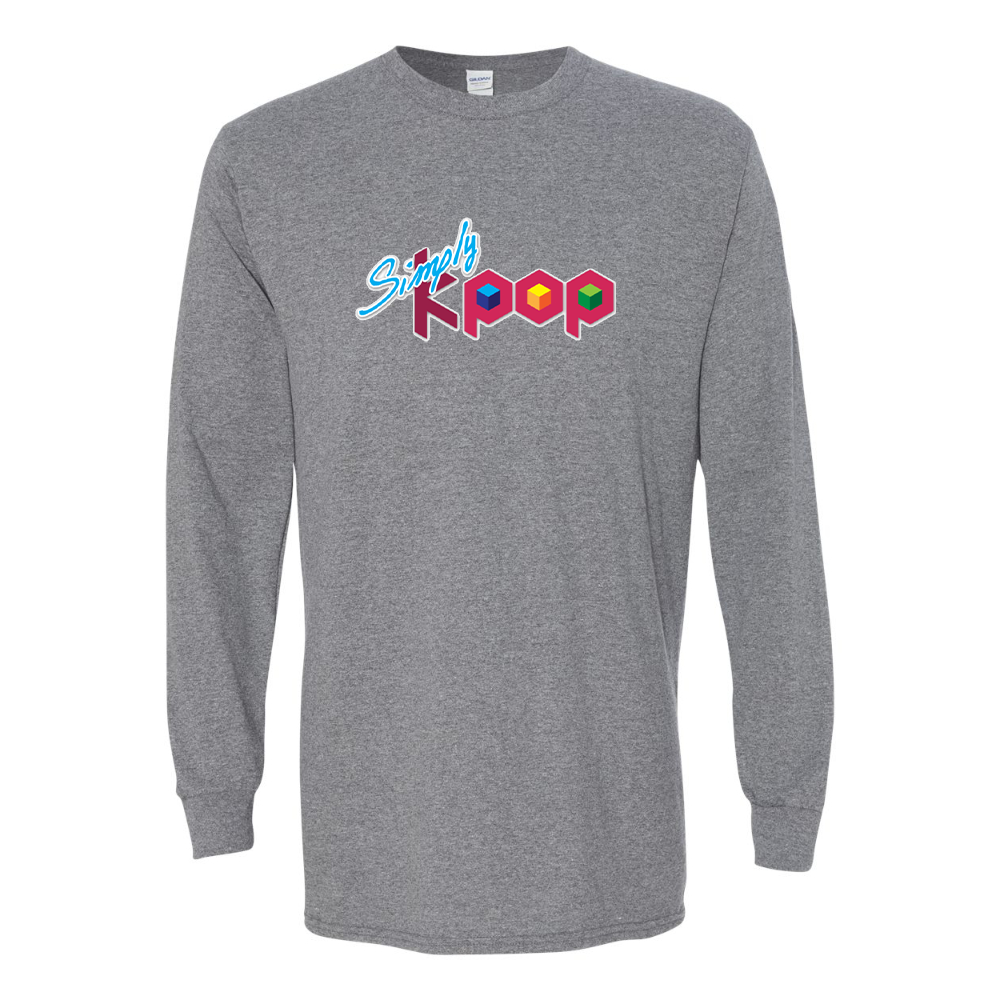 Men's  Simply Kpop  Gildan Heavy Cotton Long Sleeve T-Shirt