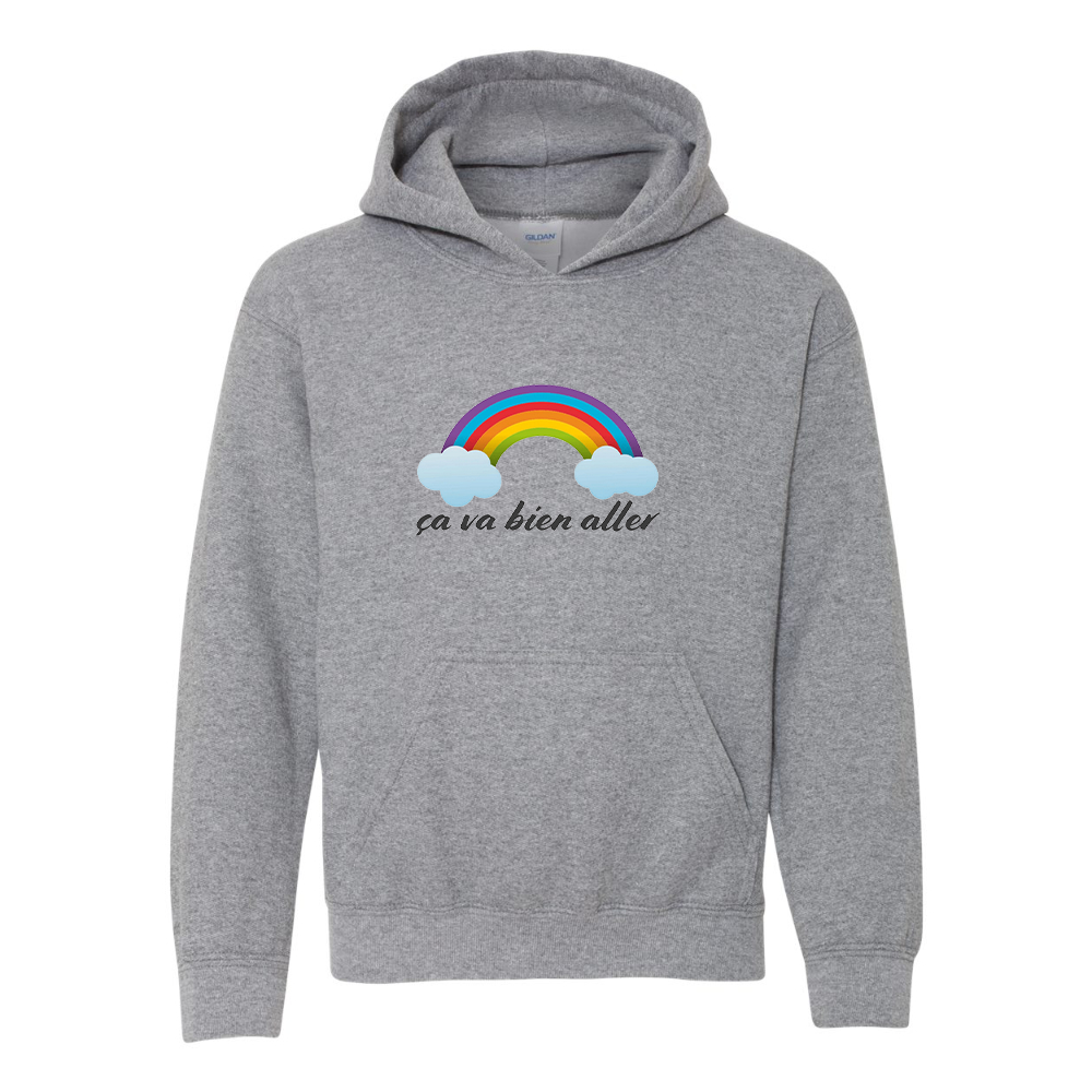 Youth Ça va bien aller Gildan Heavy Blend  Hooded Sweatshirt