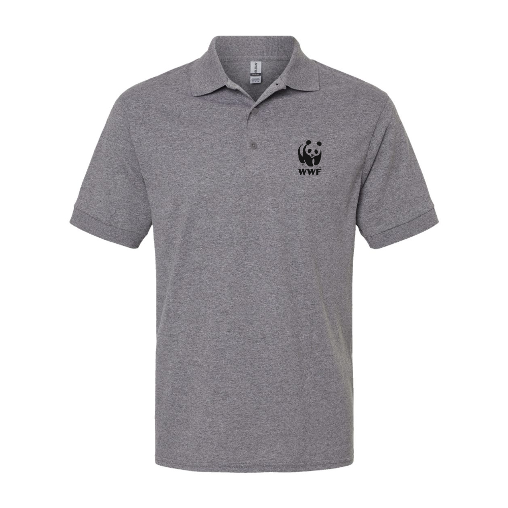 Men's  WWF    Dry Blend Jersey Polo