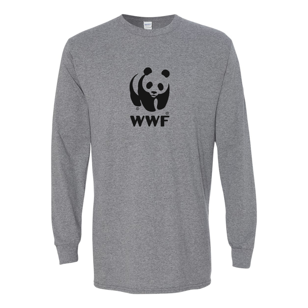Men's  WWF  Gildan Heavy Cotton Long Sleeve T-Shirt
